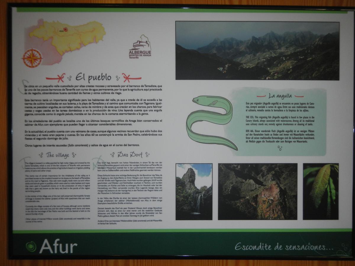 El Bailadero Albergue Montes De Anaga מראה חיצוני תמונה